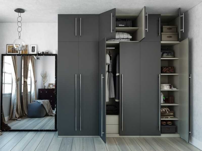 wood Cabinet Wardrobes in Dubai