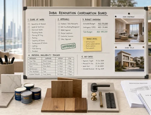Renovation Work Checklist for a Smoother Dubai Project