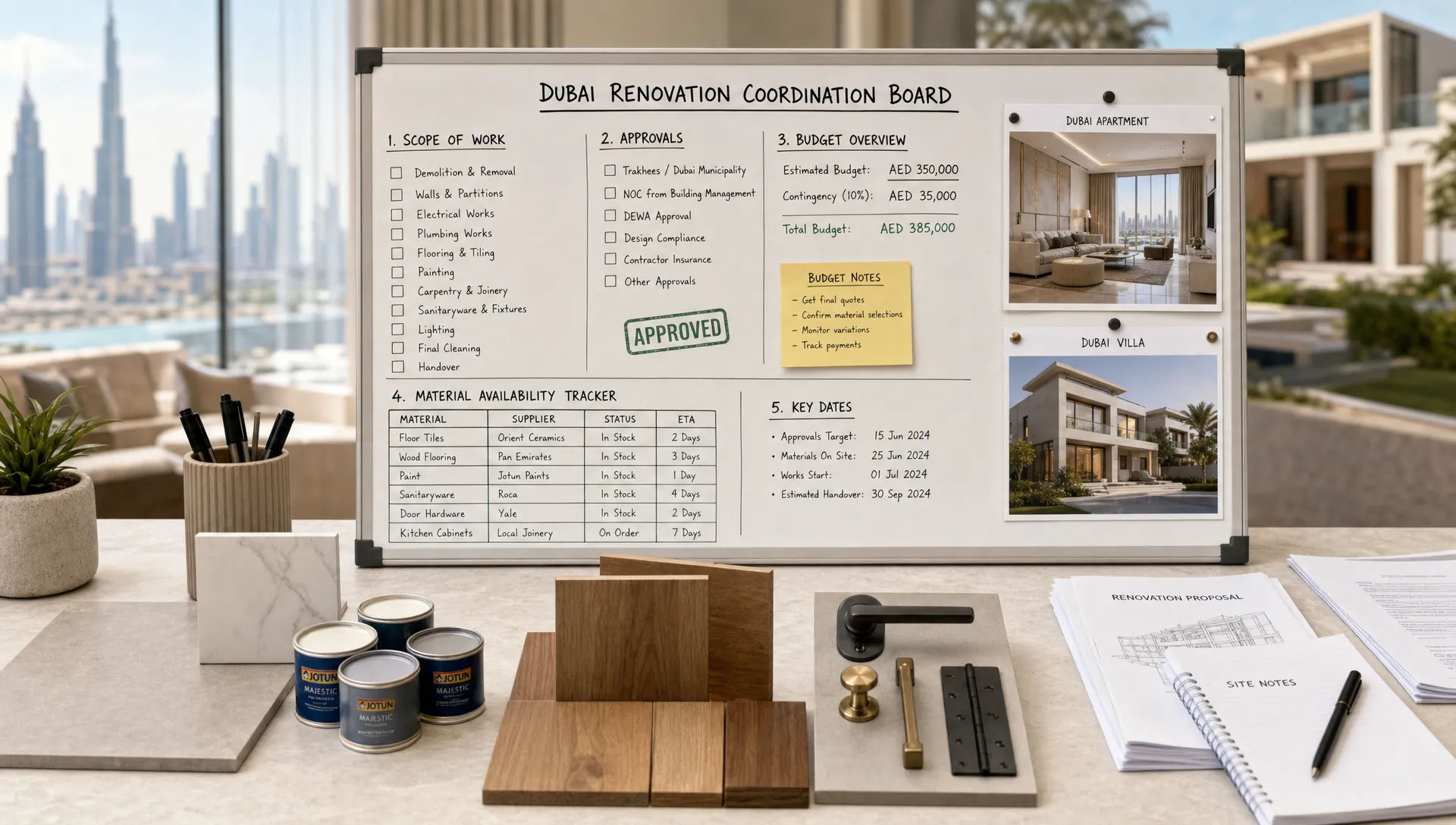 Renovation Work Checklist for a Smoother Dubai Project - Main Image